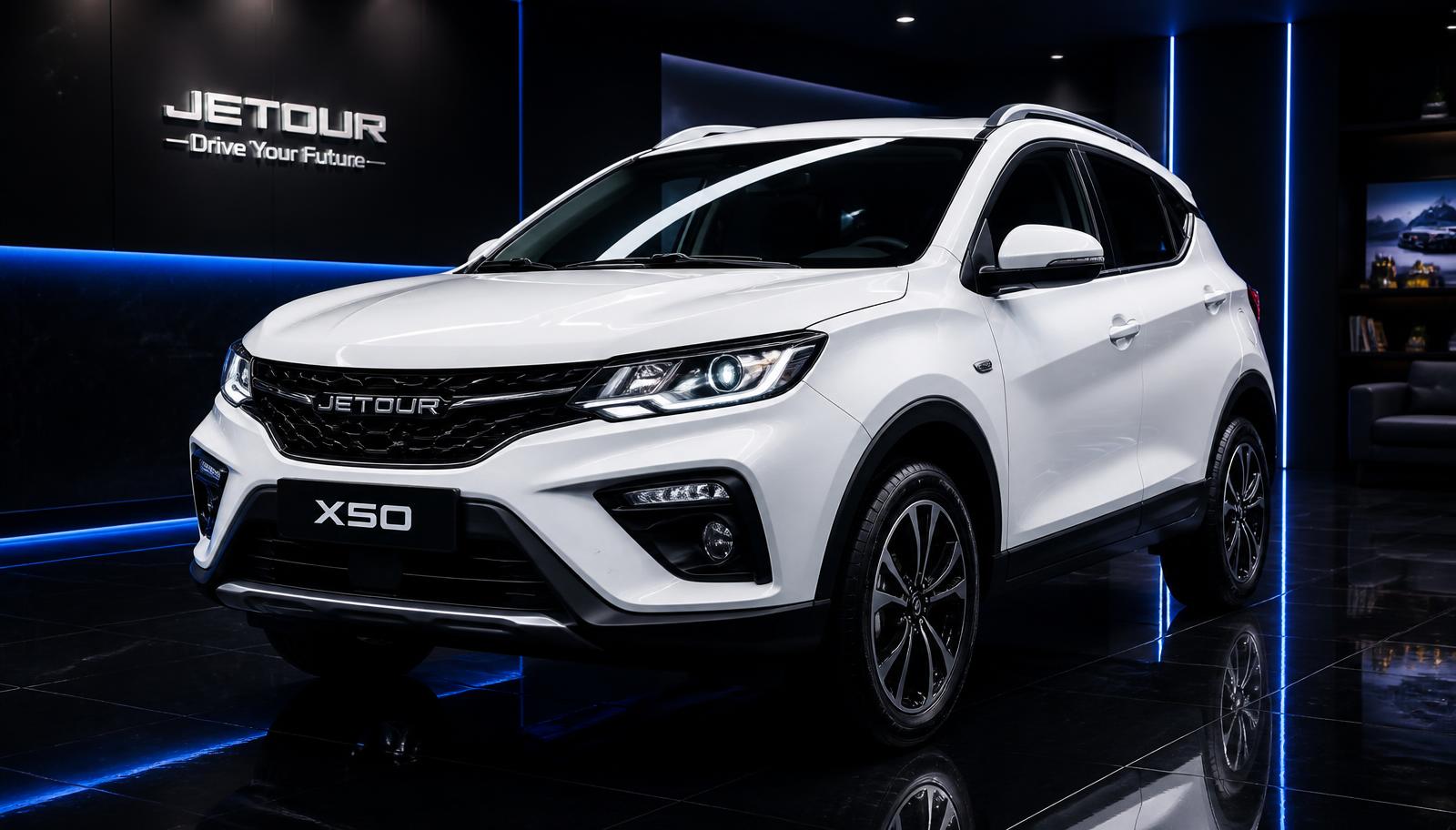 Jetour X50 on display in the Aronistep Ventures showroom